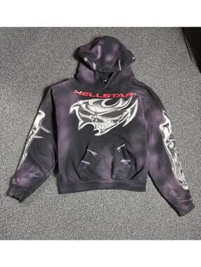 Hellstar Airbrush Skull Hoodie